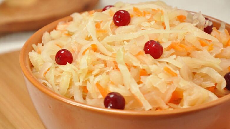 A reasonable amount of sauerkraut can be found on the menu for diabetics. 
