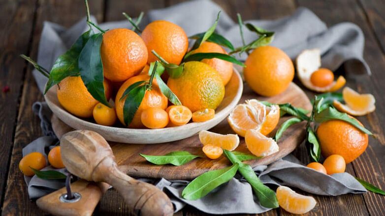 With diabetes, you can not eat tangerines. 