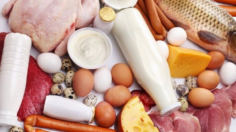Protein foods form the basis of the Dukan diet menu